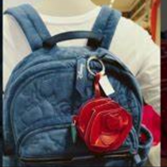 Vera Bradley Beauty and The Beast Collection Cosmetic Coin Purse/ Key Fob - Picture 5 of 10